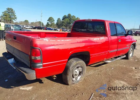 1998 Dodge Ram 1500 St из США, поврежденный, VIN 1B7HC13Z4WJ101071